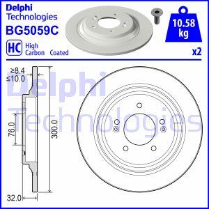 Delphi BG5059C — Tarcza hamulcowa