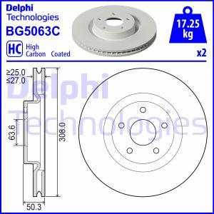 Delphi BG5063C — Tarcza hamulcowa
