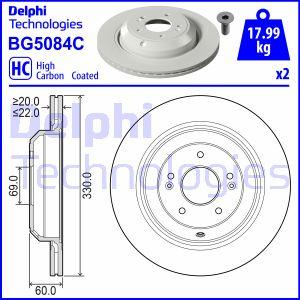 Delphi BG5084C — Tarcza hamulcowa