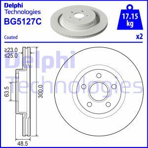 Delphi BG5127C — Tarcza hamulcowa