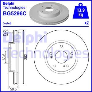 Delphi BG5296C — Tarcza hamulcowa