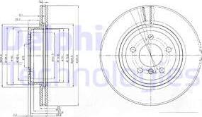 Delphi BG3938 — Tarcza hamulcowa