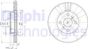 Delphi BG3520 — Tarcza hamulcowa