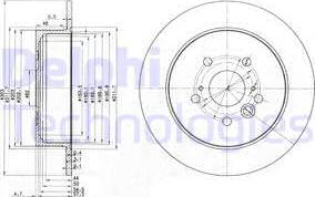 Delphi BG3691 — Tarcza hamulcowa