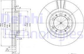 Delphi BG3099 — Tarcza hamulcowa