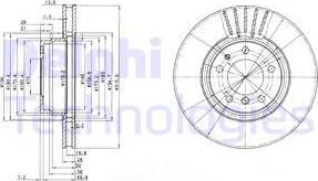 Delphi BG3039 — Tarcza hamulcowa