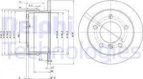 Delphi BG3235 — Tarcza hamulcowa