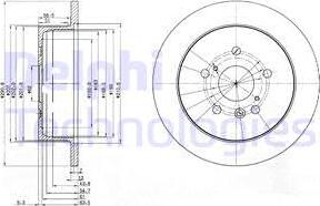 Delphi BG3779 — Tarcza hamulcowa