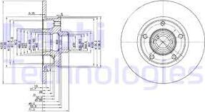 Delphi BG2714 — Tarcza hamulcowa