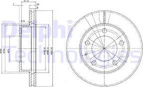 Delphi BG2779 — Tarcza hamulcowa