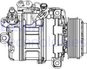 Delphi CS20547 — Kompresor, klimatyzacja