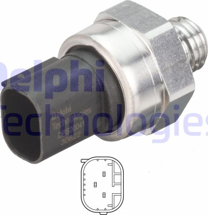 Delphi DPS00041-12B1 — Czujnik, ciśnienie spalin