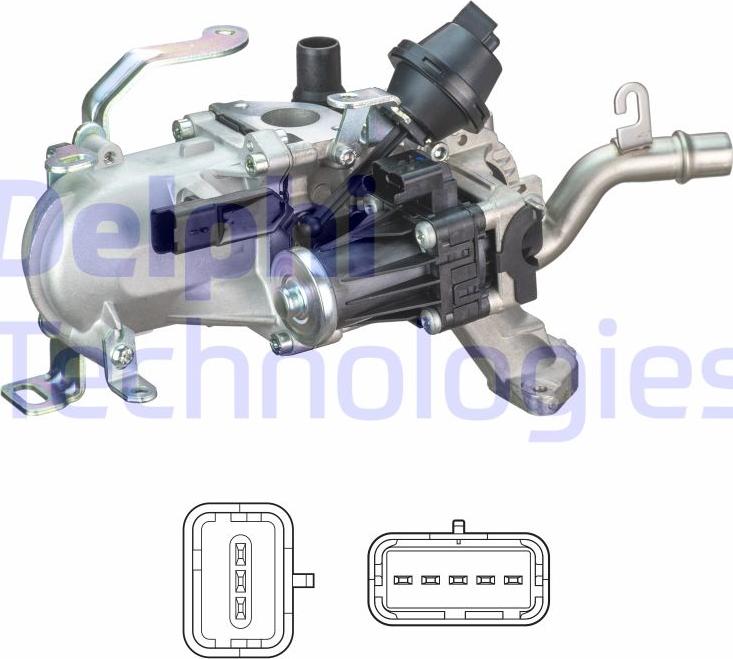 Delphi EG10452-12B1 — Zawór AGR