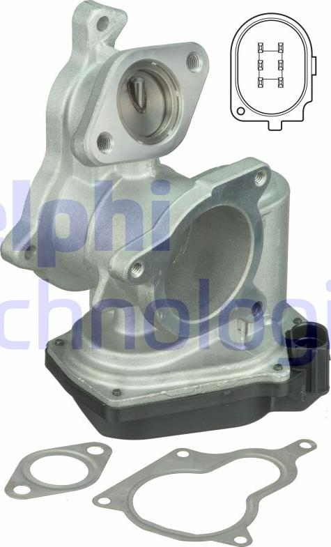 Delphi EG10404-12B1 - Zawór EGR