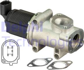 Delphi EG10403-12B1 - ZAWOR EGR ASTRA.VECTRA 1.9CDTI 04-