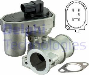 Delphi EG10410-12B1 - ZAWOR EGR MONDEO III 2.2TDCI 04-07