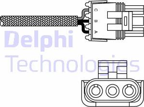 Delphi ES10990-12B1 — Sonda lambda