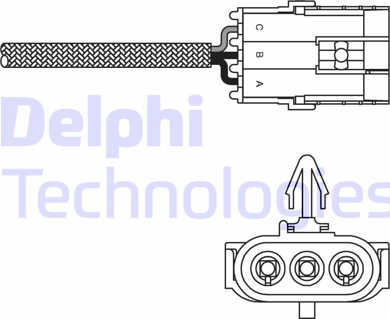 Delphi ES10992-12B1 - SONDA LAMBDA RENAULT CLIO I-II