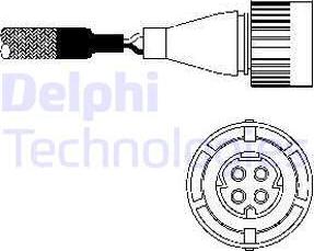 Delphi ES10254-12B1 — Sonda lambda
