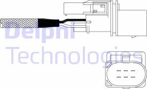 Delphi ES11026-12B1 — Sonda lambda