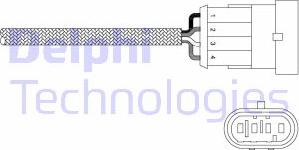 Delphi ES20344-12B1 — Sonda lambda