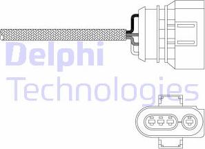 Delphi ES20347-12B1 - Sonda lambda