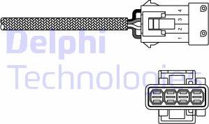 Delphi ES20255-12B1 — Sonda lambda