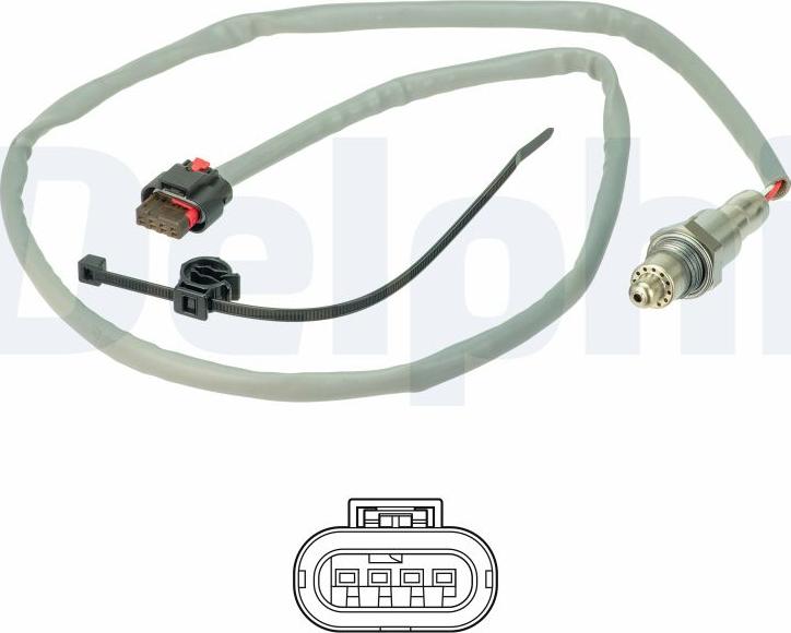 Delphi ES21407-12B1 - SONDA LAMBDA FORD FORD FOCUS. FOCUS 12-