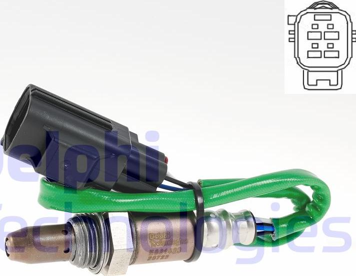 Delphi ES21420-12B1 — Sonda lambda