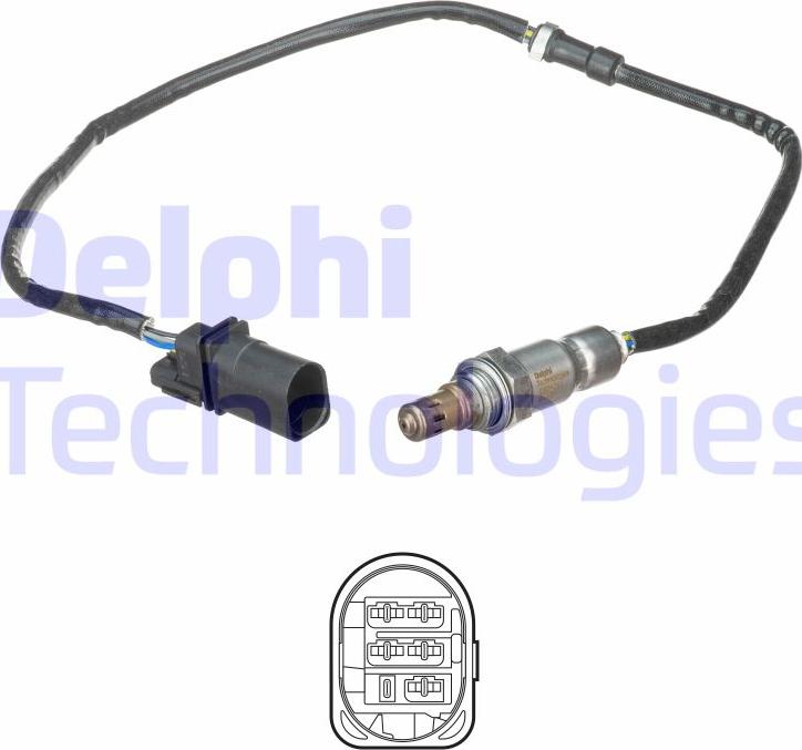 Delphi ES21091-12B1 — Sonda lambda