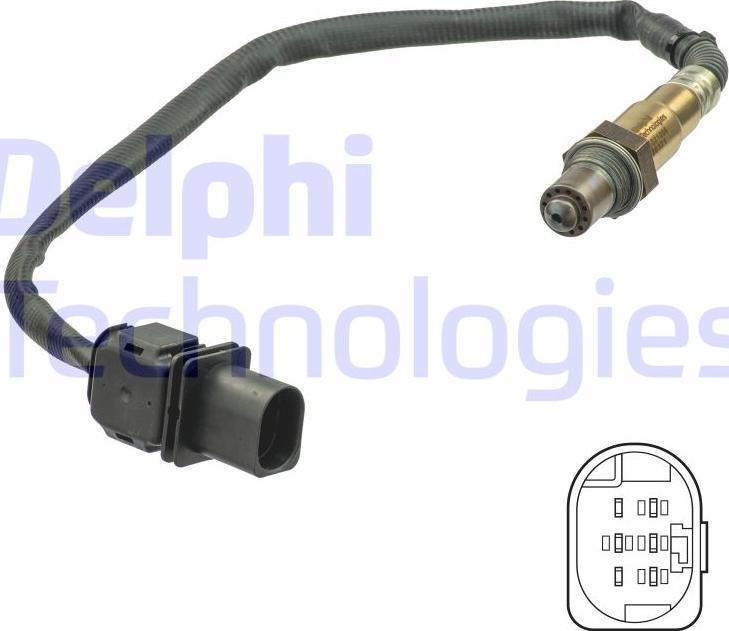 Delphi ES21086-12B1 — Sonda lambda
