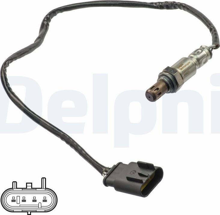 Delphi ES21076-12B1 — Sonda lambda