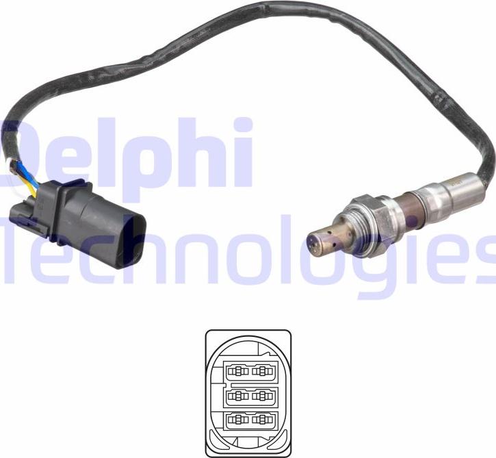 Delphi ES21149-12B1 - Sonda lambda