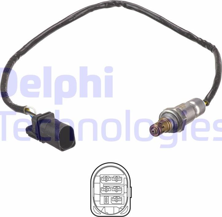 Delphi ES21153-12B1 — Sonda lambda