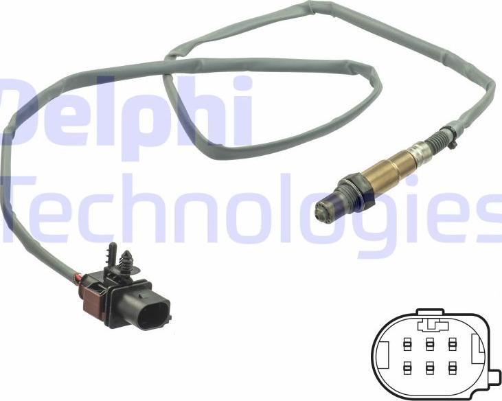 Delphi ES21101-12B1 — Sonda lambda