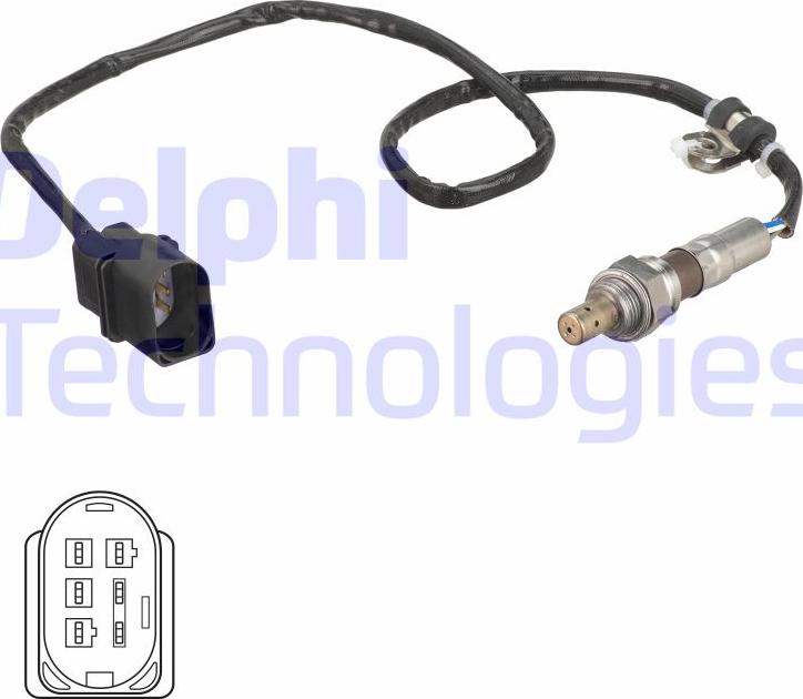Delphi ES21102-12B1 — Sonda lambda