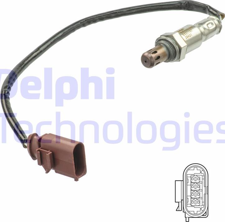 Delphi ES21187-12B1 — Sonda lambda