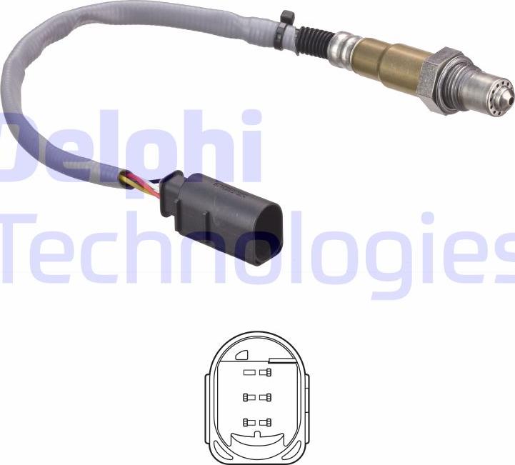 Delphi ES21133-12B1 - Sonda lambda