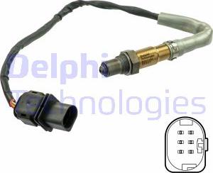 Delphi ES21124-12B1 — Sonda lambda