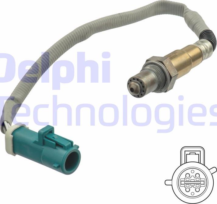 Delphi ES21121-12B1 — Sonda lambda