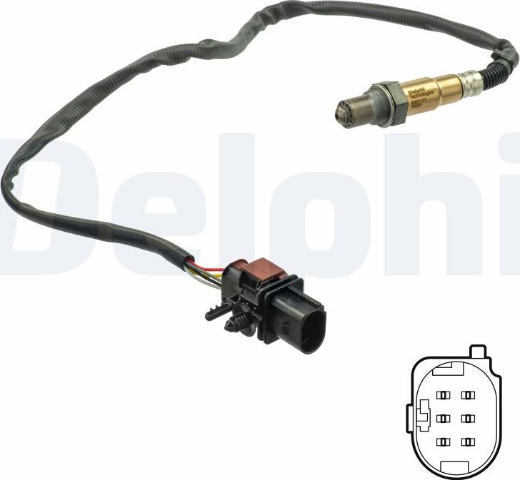 Delphi ES21171-12B1 - Sonda lambda