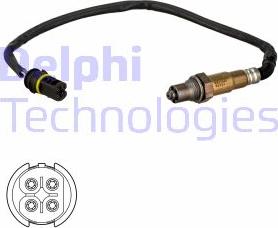 Delphi ES21344-12B1 — Sonda lambda