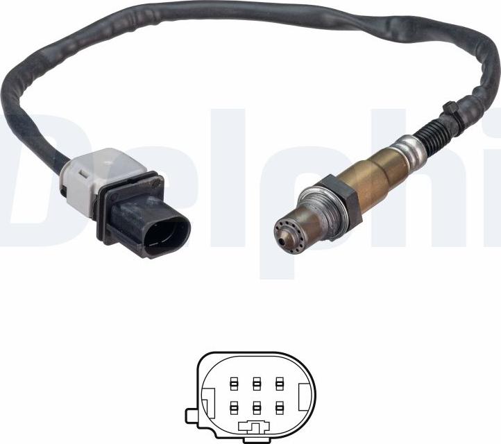 Delphi ES21302-12B1 — Sonda lambda