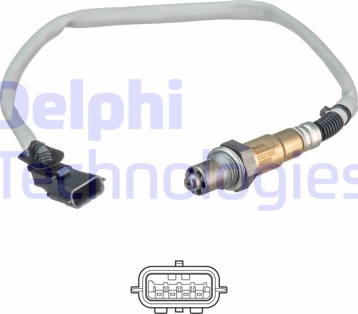 Delphi ES21331-12B1 — Sonda lambda