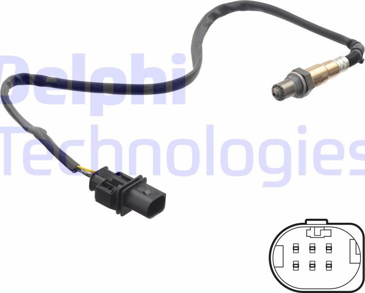Delphi ES21322-12B1 — Sonda lambda