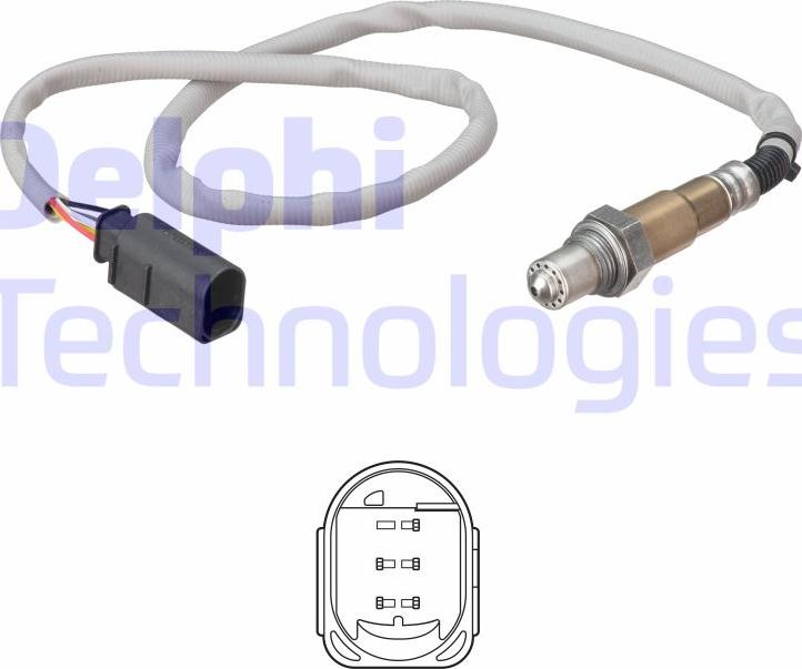 Delphi ES21295-12B1 — Sonda lambda