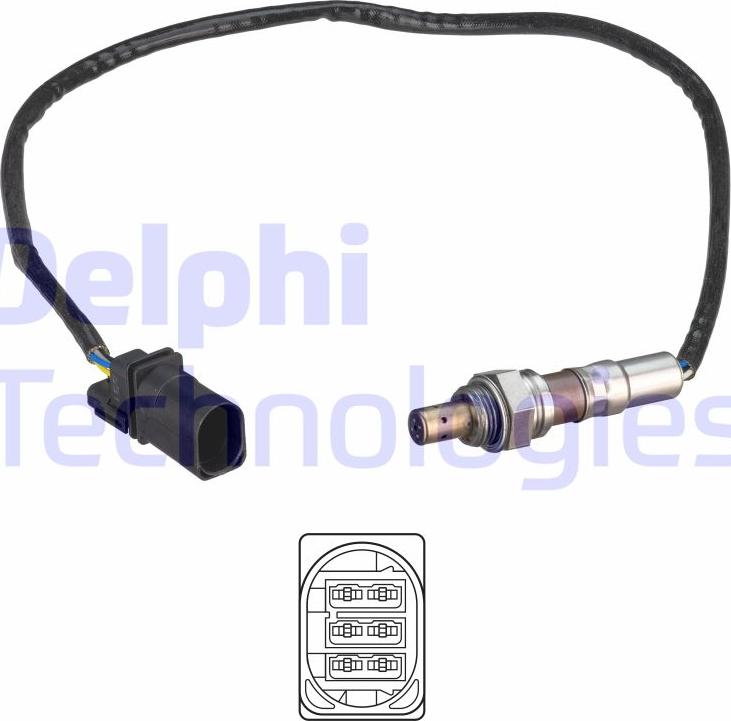 Delphi ES21291-12B1 — Sonda lambda