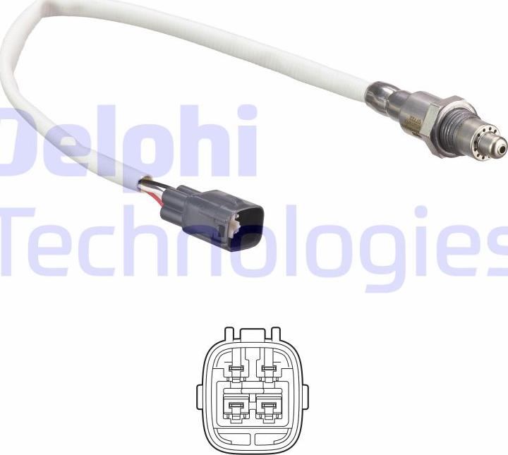 Delphi ES21243-12B1 — Sonda lambda