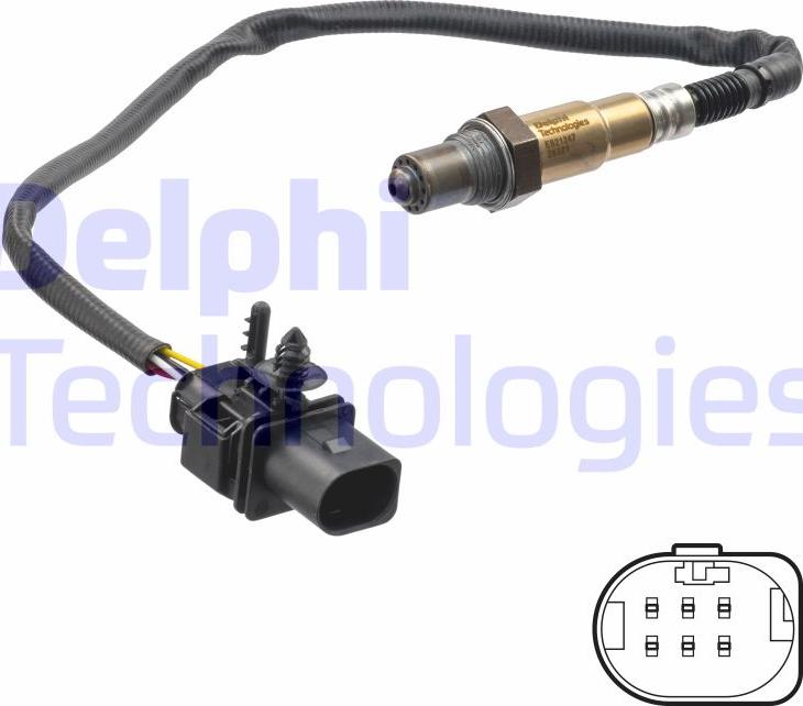 Delphi ES21247-12B1 — Sonda lambda