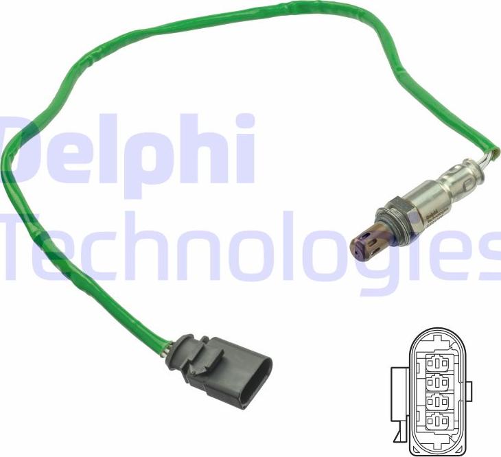Delphi ES21206-12B1 — Sonda lambda